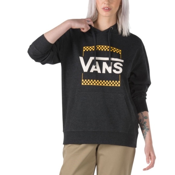 Vans Yellow Checkered Boxed hoodie - Picture 1 of 7